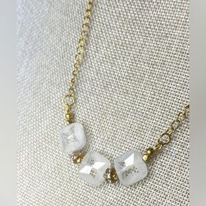 Crystal Statement Necklace l Gold chain fashion jewelry 331